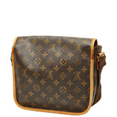 ルイ ヴィトン モノグラム メッセンジャー ボスフォールPM ショルダーバッグ メッセンジャー M40106 ブラウン PVC レザー レディース LOUIS VUITTON 【中古】